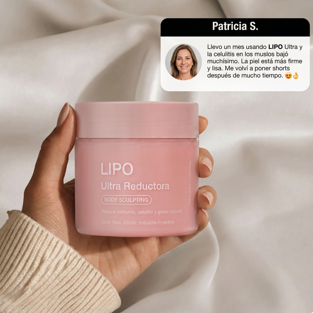 LIPO Ultra Reductora® | Emulsión anticelulitis, reafirmante y reductora